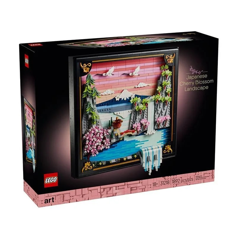 LEGO Japanese Cherry Blossom Landscape