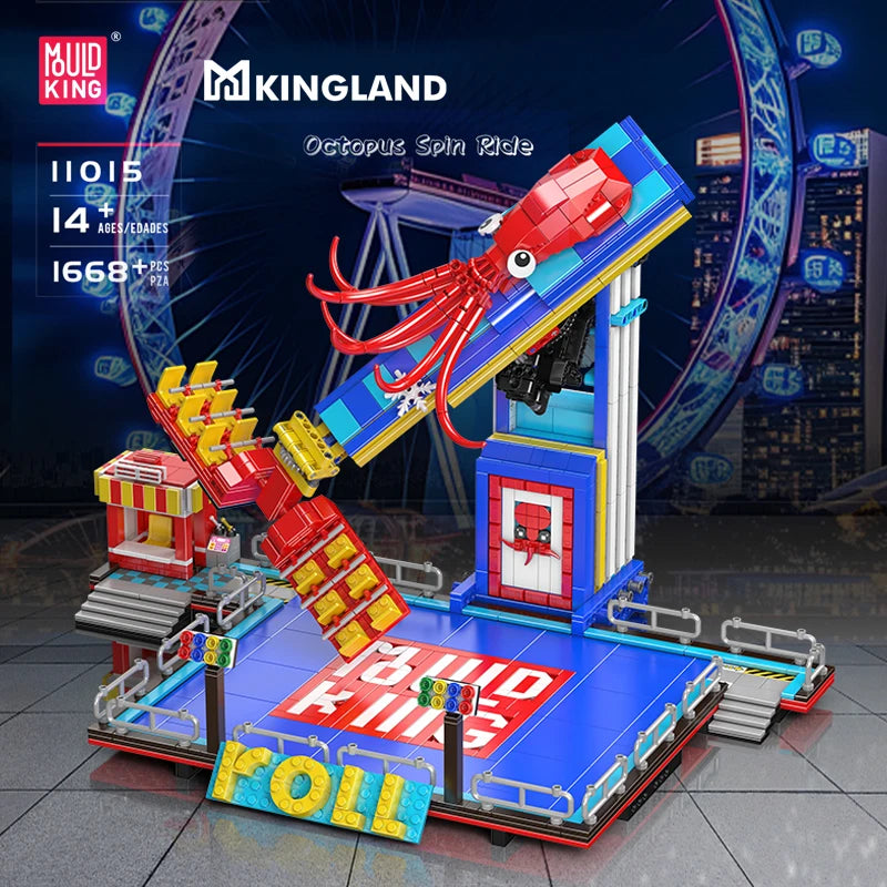 Mould King The Motorized Octopus Spin Ride