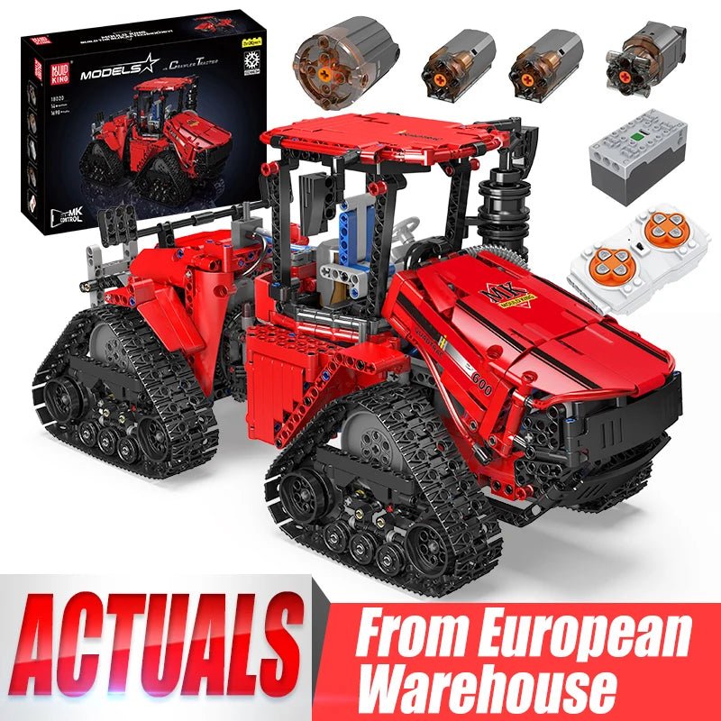 Mould King  MOC-35270 APP&RC Pneumatic Crawler Tractor
