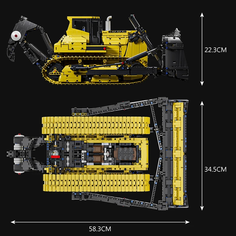 Mould King Car Building PR766 Bulldozer