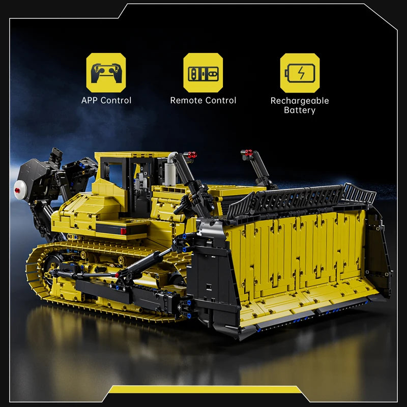 Mould King Car Building PR766 Bulldozer