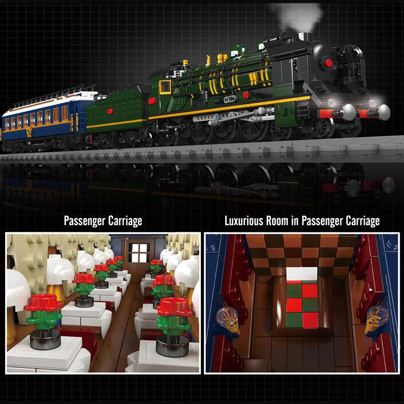 Mould KingTrain Building Block Orient Express-French