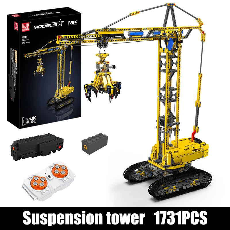 Mould King ruck Toys APP&RC Crawler Crane
