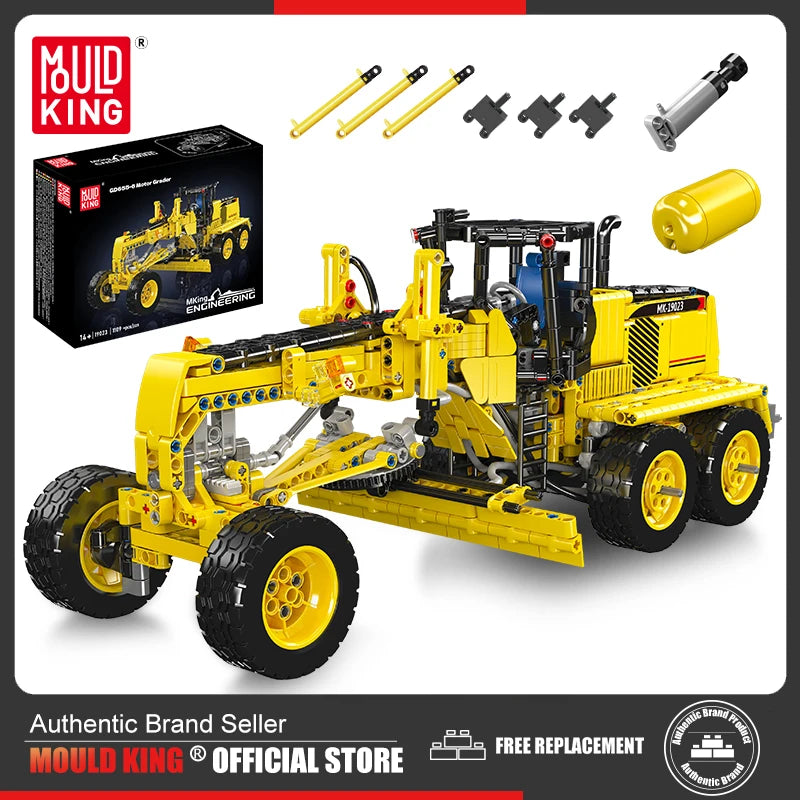 Mould King Car Toys The GDG55-6 Motor Grader