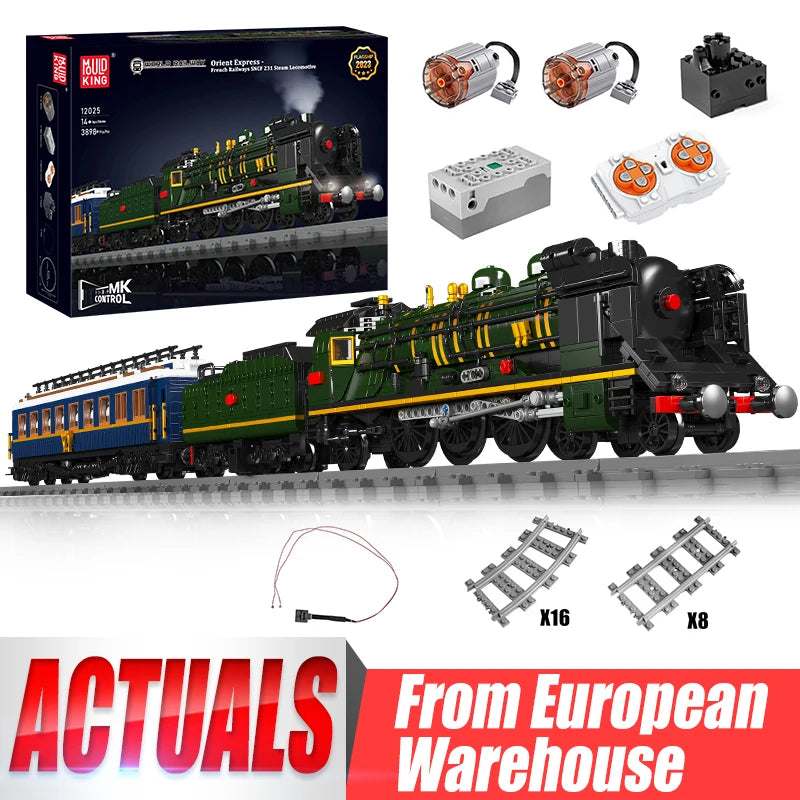 Mould KingTrain Building Block Orient Express-French
