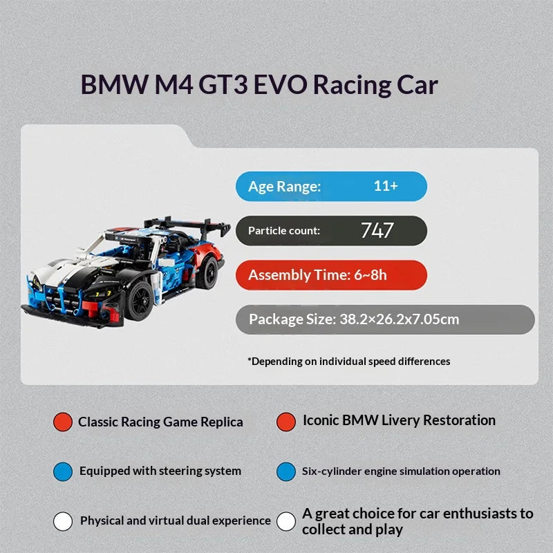 LEGO Mechanical Series 42226 BMW M4 GT3 EVO