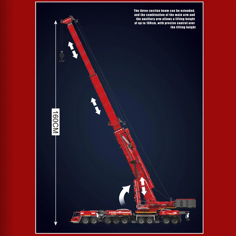 Mould King Technical Car Toys Motorized LTM 11200 Crane Truck