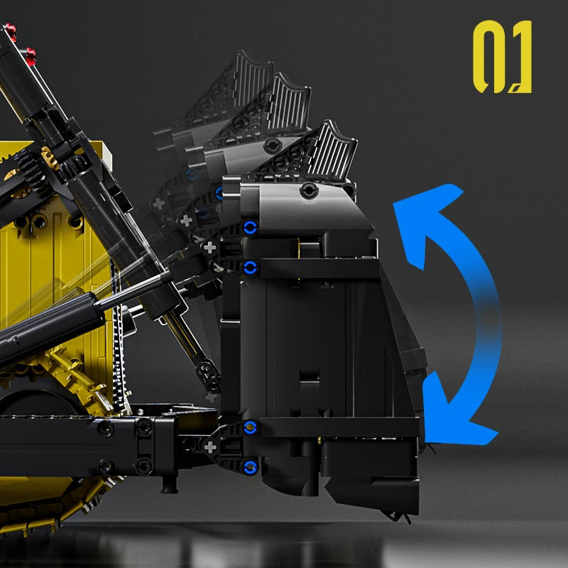 Mould King Car Building PR766 Bulldozer