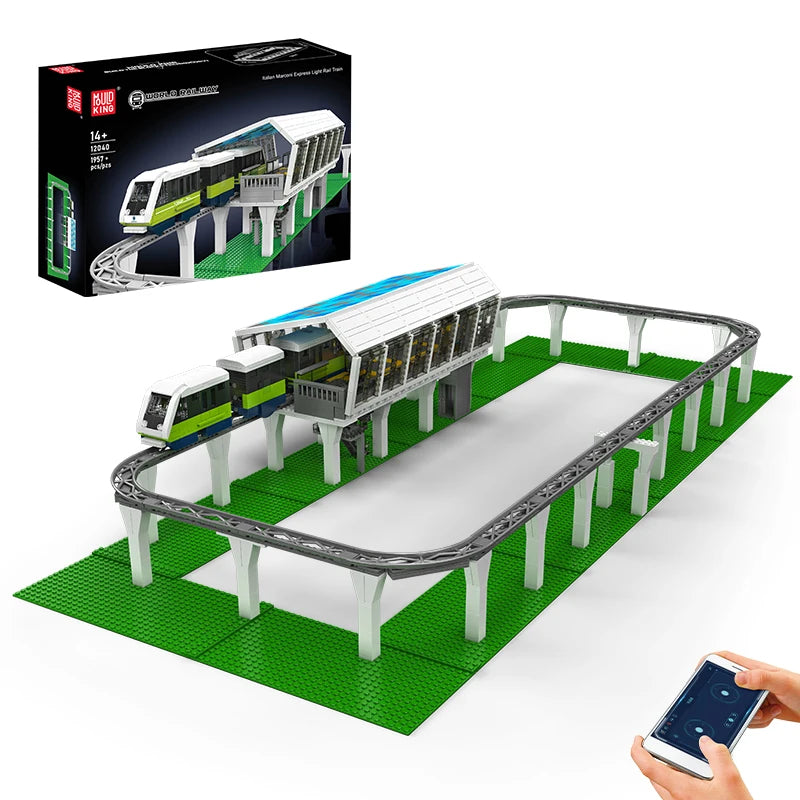 Mould King The RC Italian Marconi Express Light Rail