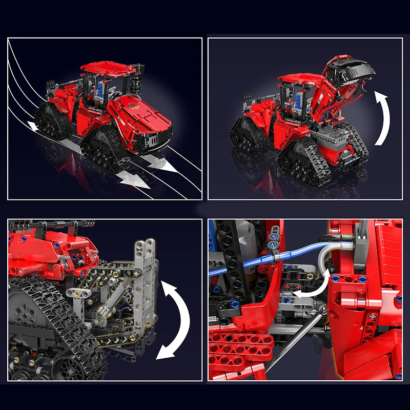 Mould King  MOC-35270 APP&RC Pneumatic Crawler Tractor