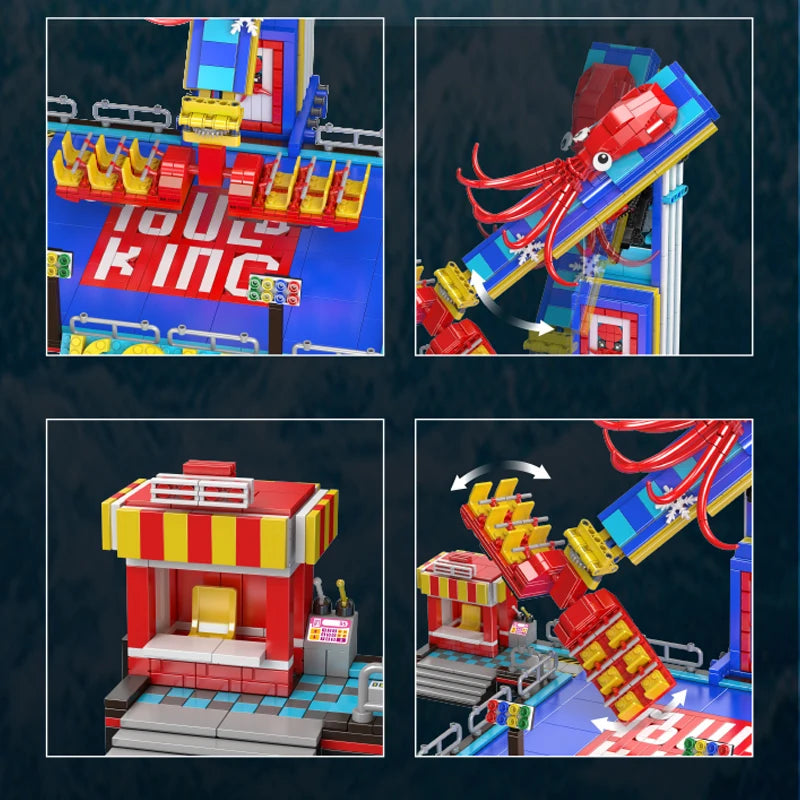 Mould King The Motorized Octopus Spin Ride
