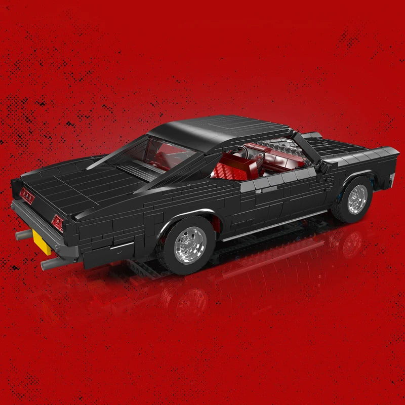 Mould King Technical Car Black GTO Racing