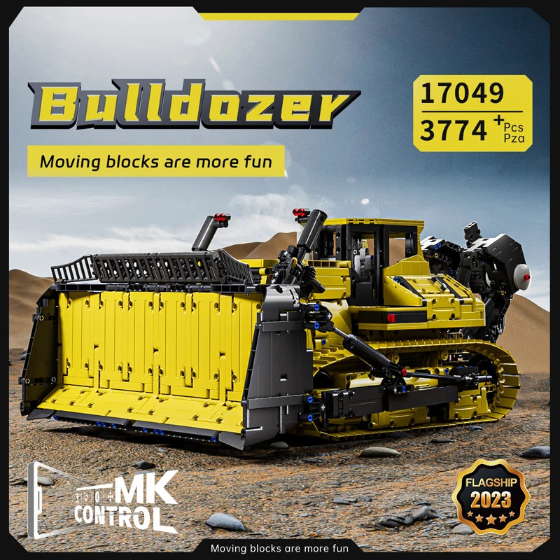 Mould King Car Building PR766 Bulldozer