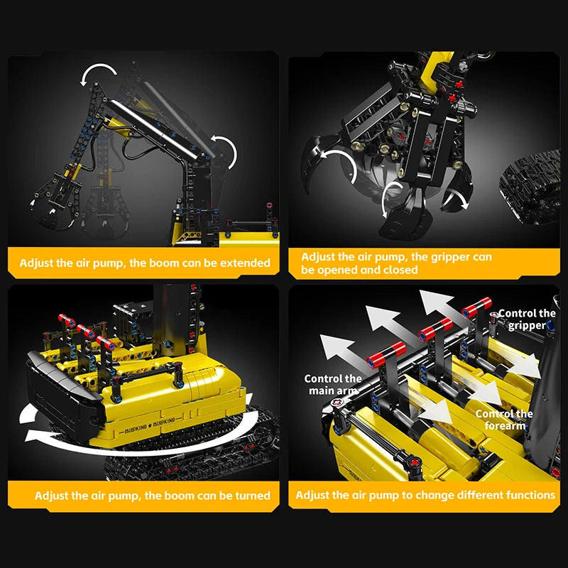 Mould King Toys The Hydraulic Log Grapple