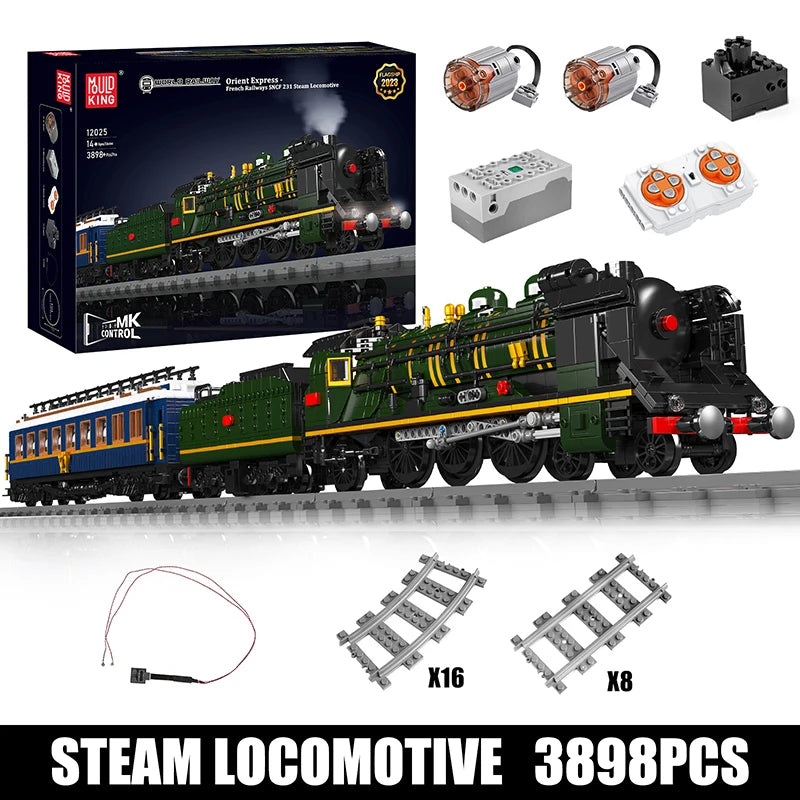 Mould KingTrain Building Block Orient Express-French
