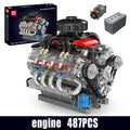 Mould King Toys The Motorized LSX454 V8 Engine