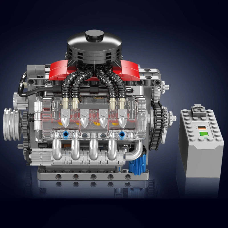 Mould King Toys The Motorized LSX454 V8 Engine