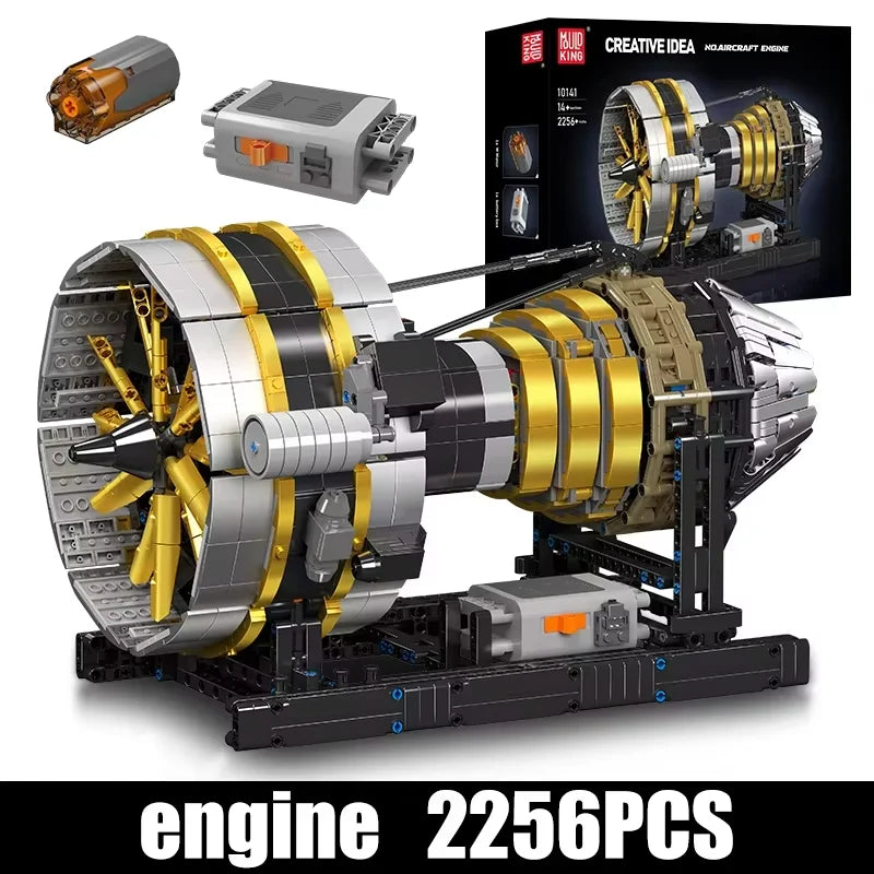 Mould King The Motorized Aircraft Engine