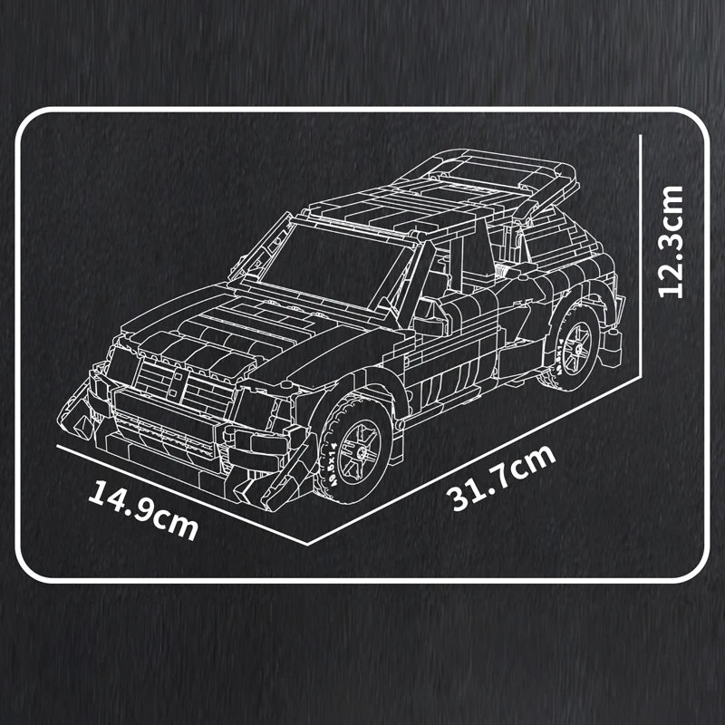 Mould King Toys The MOC 205 T16 Classic Rally