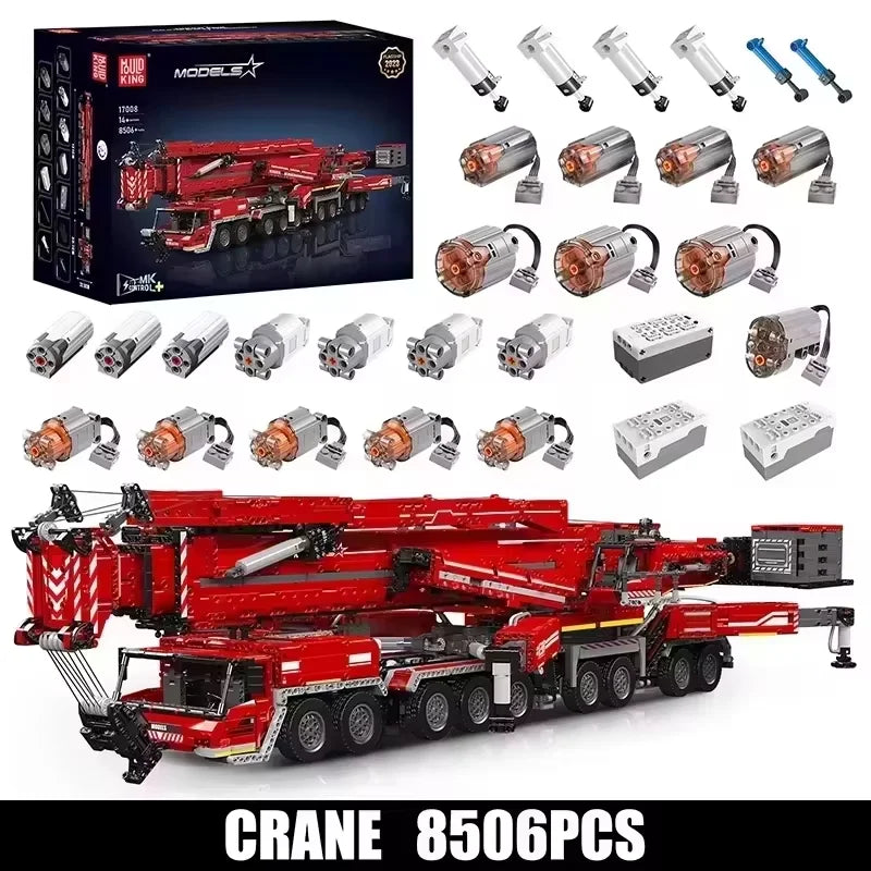 Mould King Technical Car Toys Motorized LTM 11200 Crane Truck