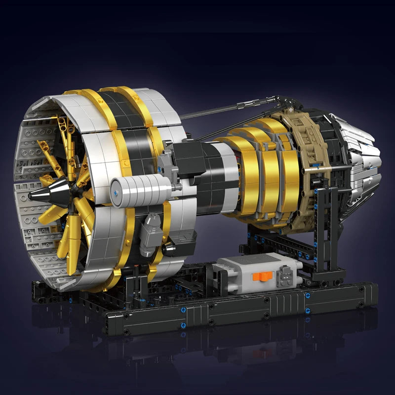 Mould King The Motorized Aircraft Engine