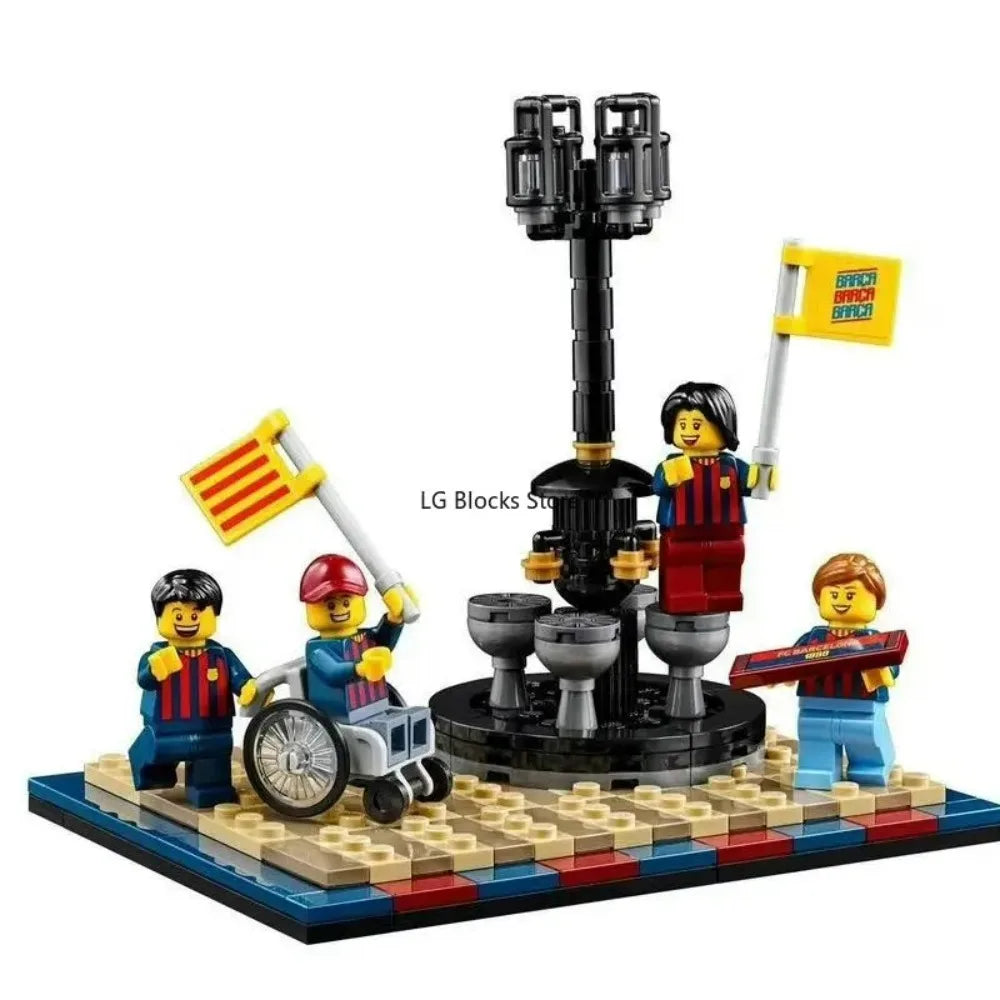 LEGO FC Barcelona Celebration with 4 Minifigures