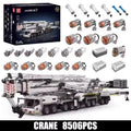 Mould King Technical Car Toys Motorized LTM 11200 Crane Truck