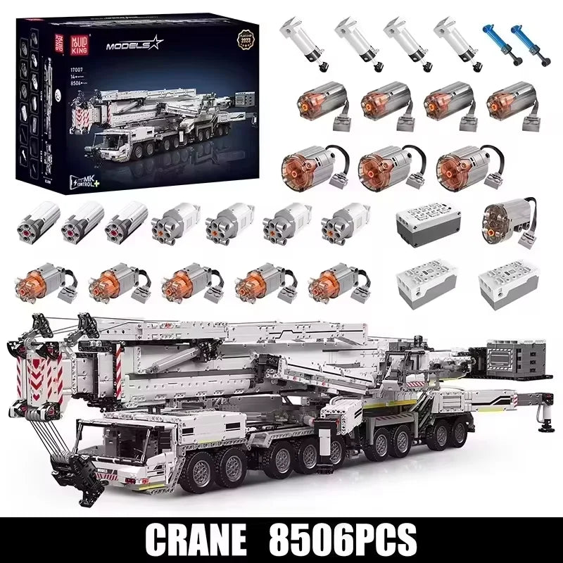 Mould King Technical Car Toys Motorized LTM 11200 Crane Truck