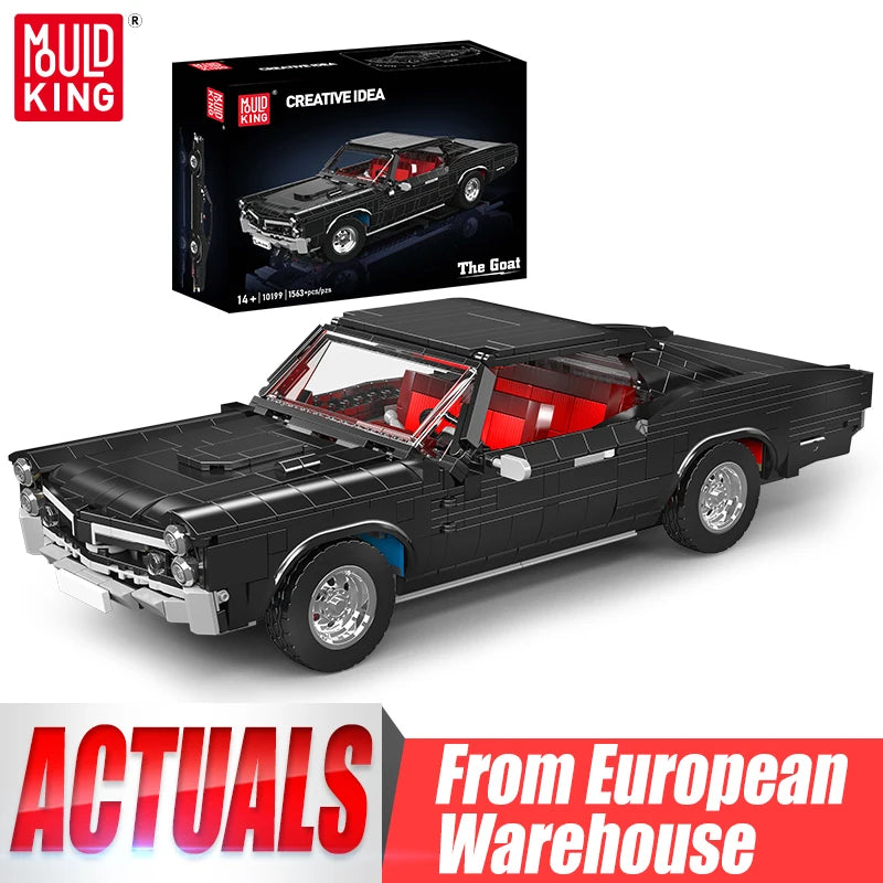 Mould King Technical Car Black GTO Racing