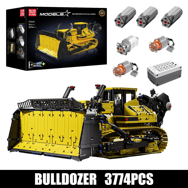 Mould King Car Building PR766 Bulldozer