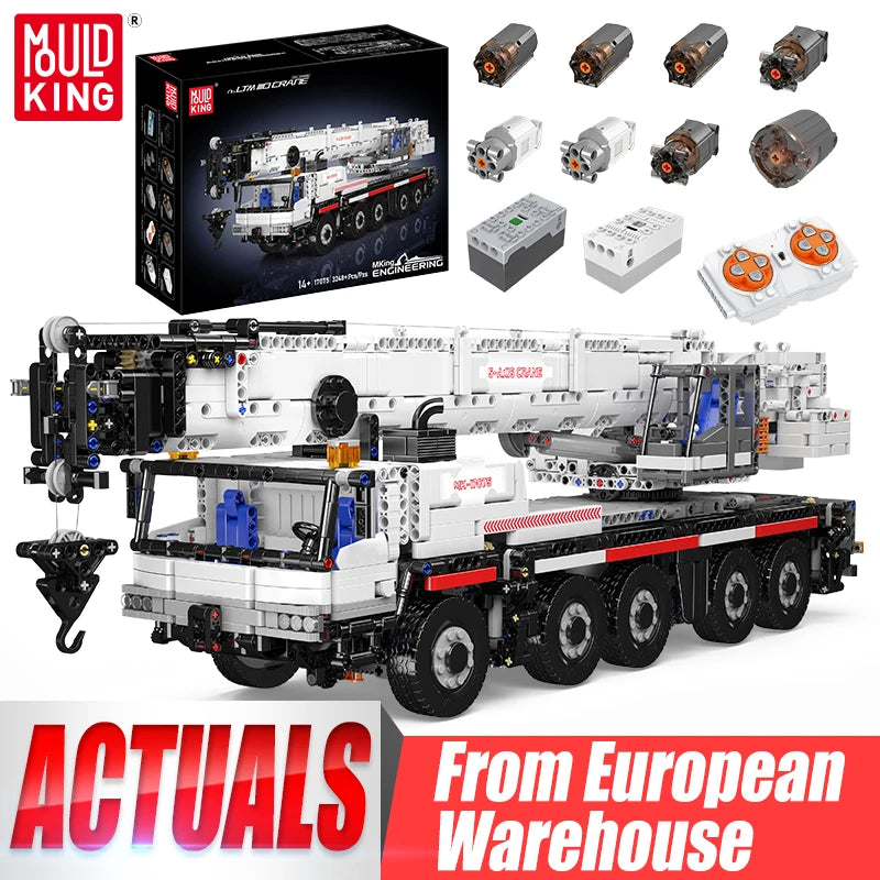 Mould King Car Toys The RC Motorized LTM 1110 Crane