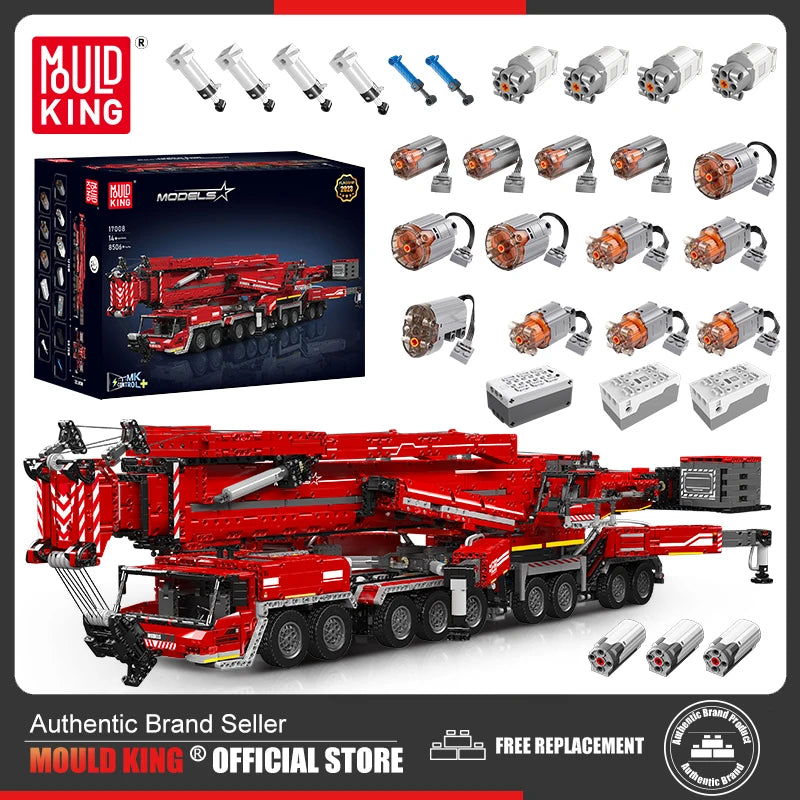 Mould King Technical Car Toys Motorized LTM 11200 Crane Truck
