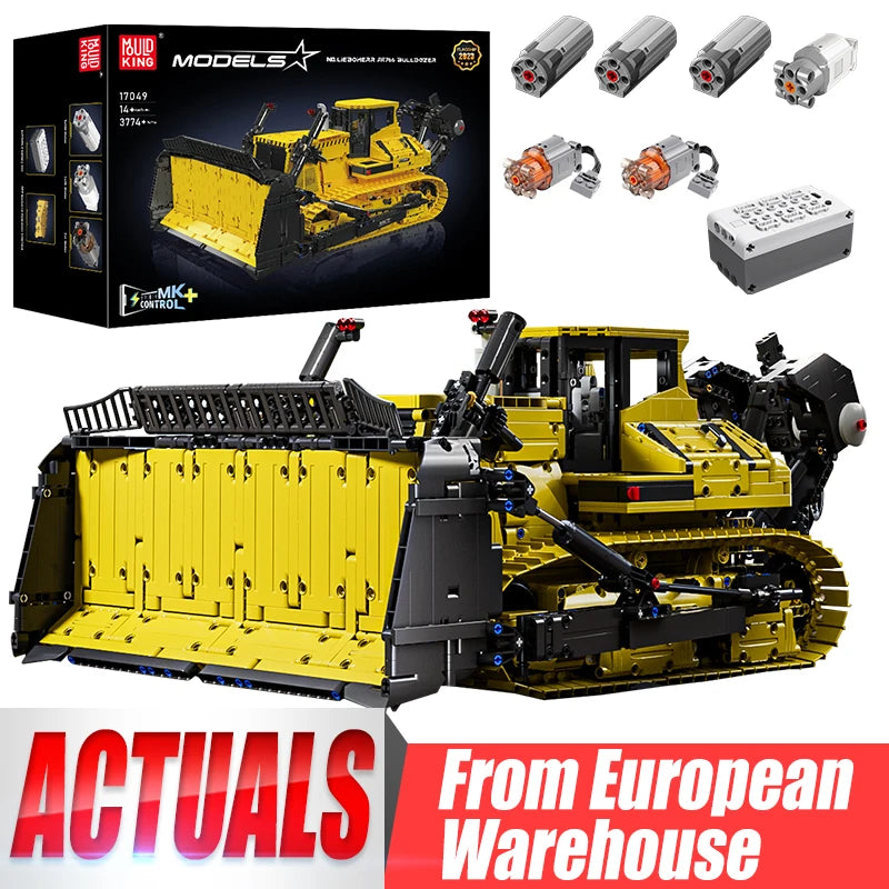 Mould King Car Building PR766 Bulldozer